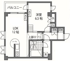 ヒーローズ上目黒の物件間取画像